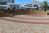 円形広場写真