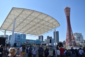 11 15 消防音楽隊ミニコンサート メリケンパーク ハーバーランド 神戸港 U パークマネジメント共同事業体